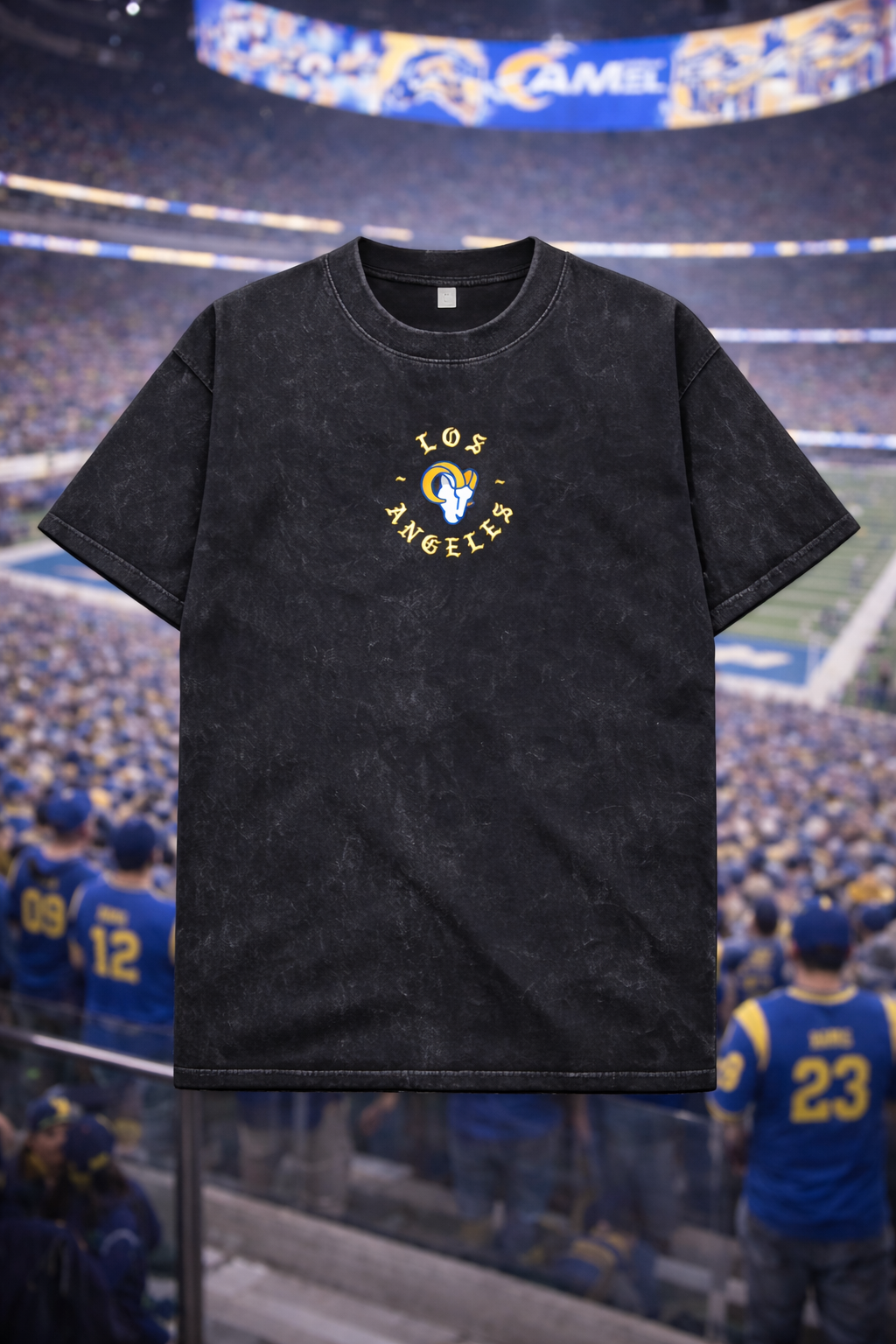 Los Angeles Rams Unisex Acid Wash T-Shirt